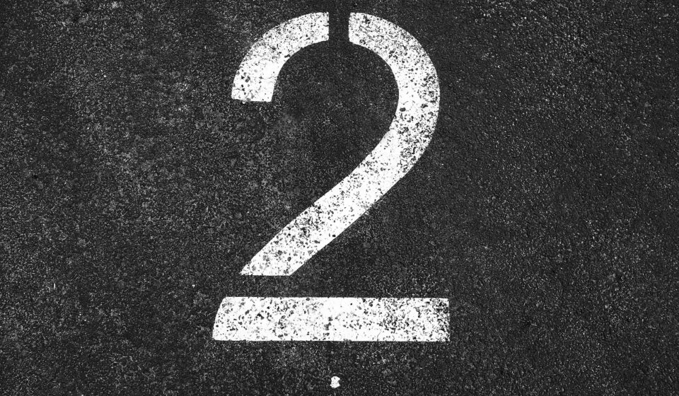two, 2, number two, number, numeral, digit, symbol, white number two, tarmac, parking lot, parking section, indication, gray digital, gray park, gray numbers, two, two, number two, number two, number two, number two, number two, number, tarmac