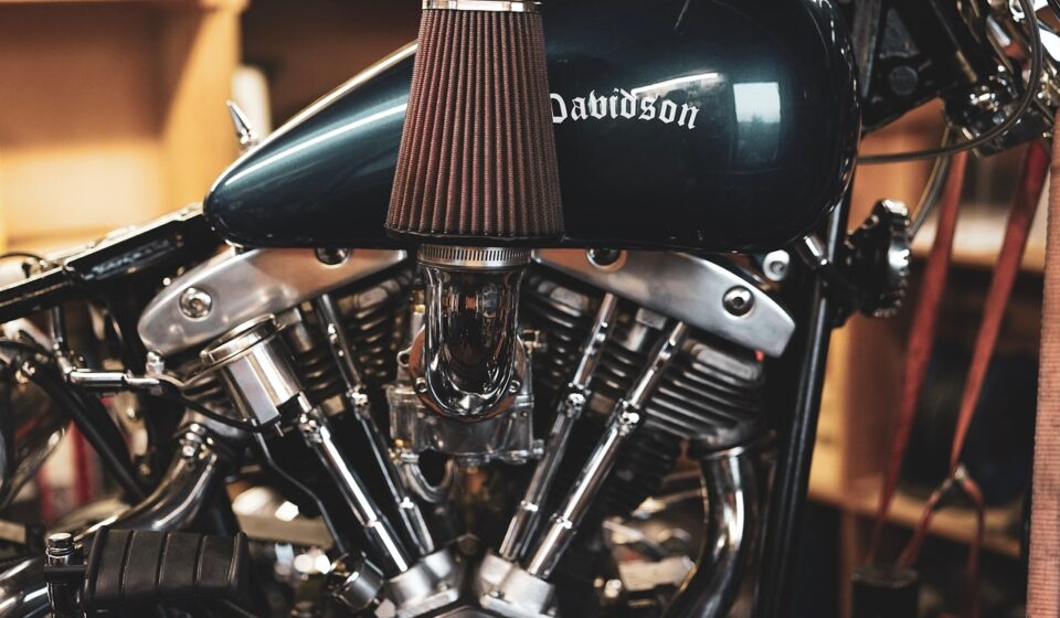motorcycle, harley davidson, harley, engine, bike, biking, air filter, v, biker