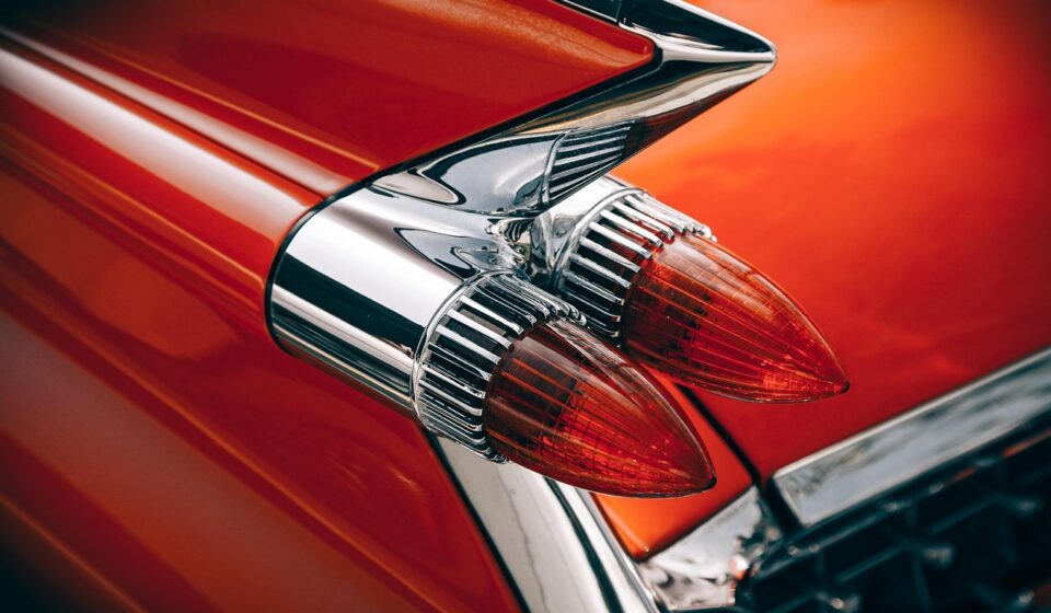 car, classic, tail lights, brake lights, old, car wallpapers, red car, car rear, vehicle, transportation, automobile, automotive, close up, chrome, retro, vintage