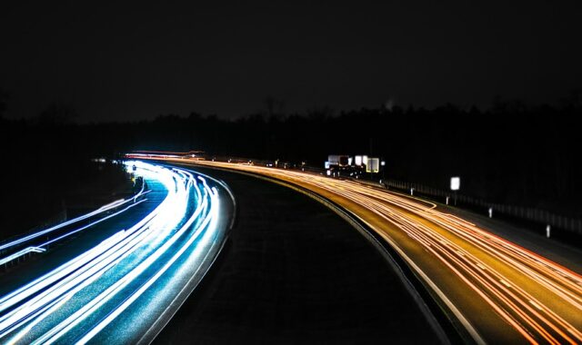 road, night, lights, cars, highway, dark, taillights, night shot, traffic, red, darkness, car wallpapers, long exposure, speed, vehicles, tracer, move, lights track, brake lights, headlights, car, ride, taillight, heaven, lighting, light, light trail, light traces, transport, asphalt, eve, car headlights, illuminated, white, shining