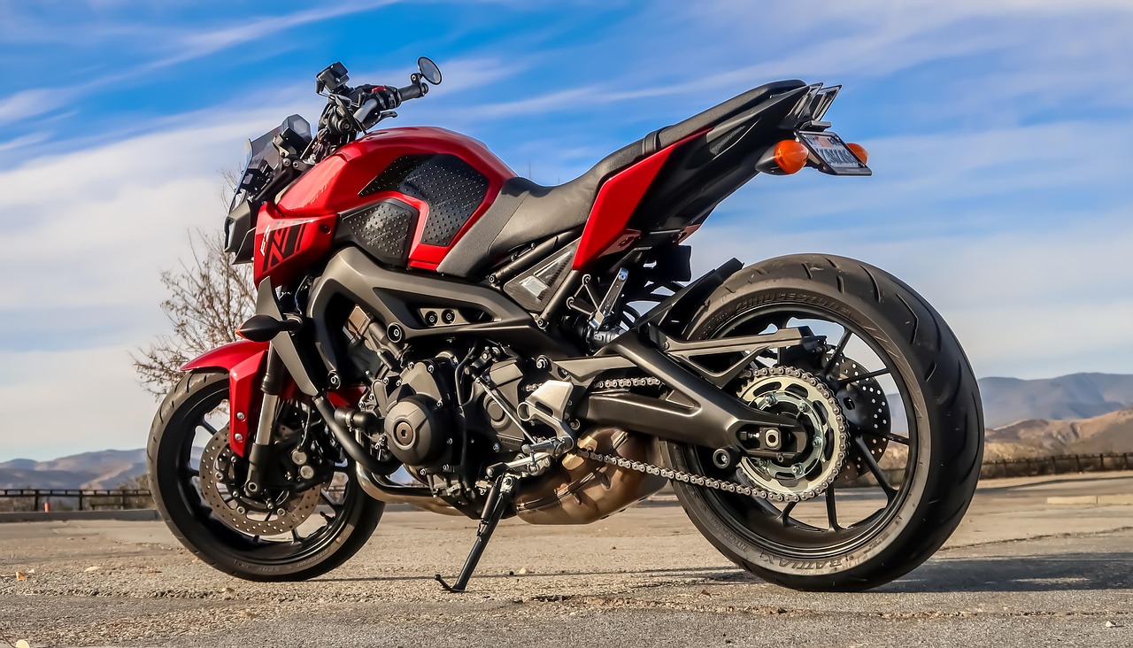 motorcycle, nature, wheel, motorbike, engine, sport, fast, speed, transportation system, bike, sportbike, crotch rocket, mountain, yamaha, fz09, fz-09, street fighter