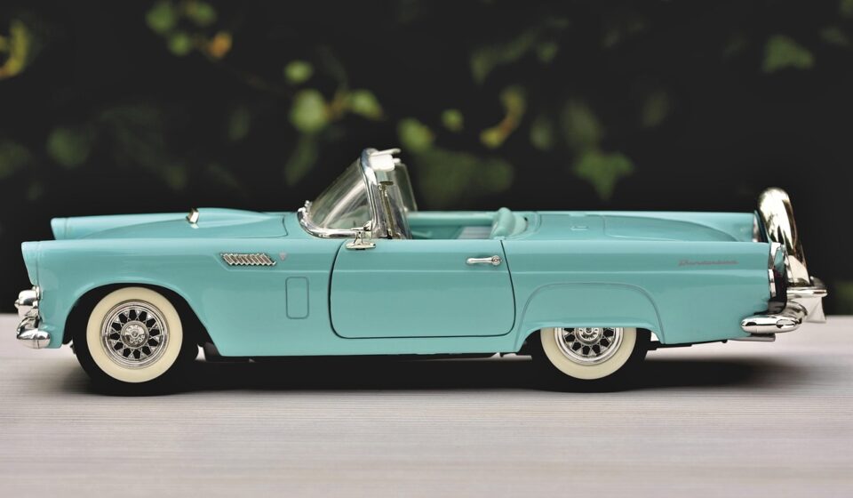 model car, ford, ford thunderbird, automobile, old, toy car, usa, america, model, diorama, convertible, classic, antique car, ford, toy car, toy car, toy car, toy car, toy car