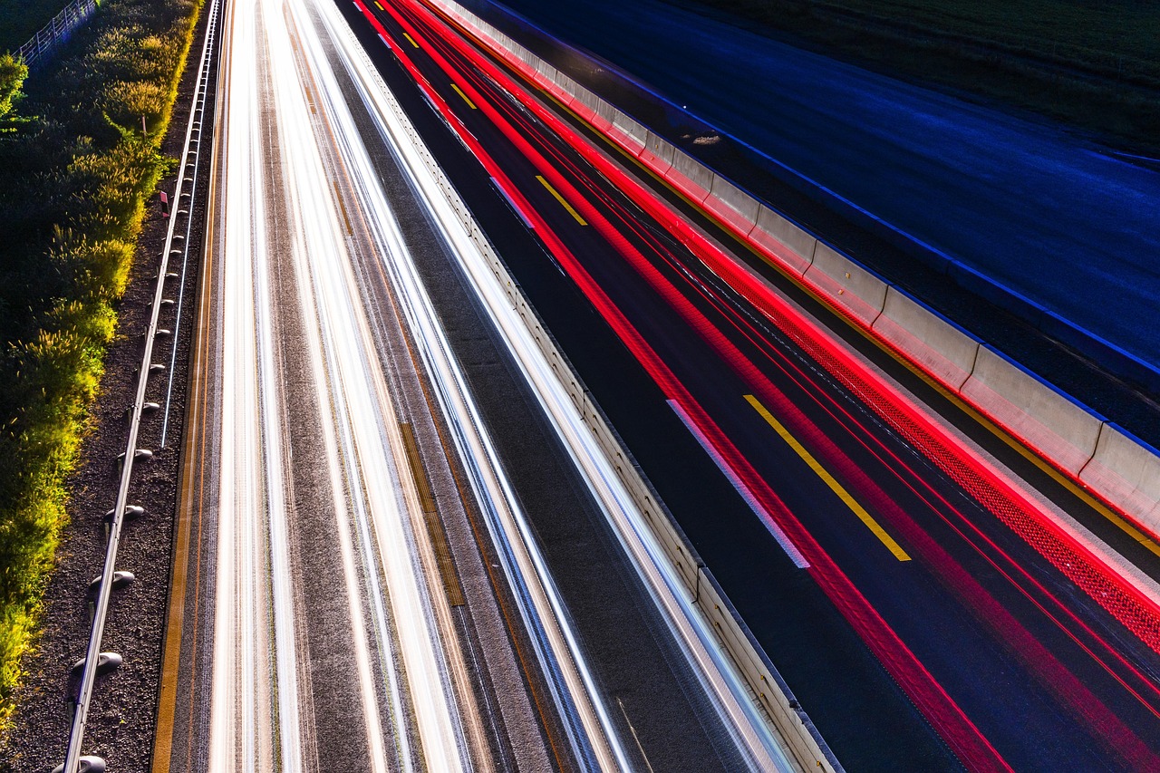 highway, light traces, long exposure, night, headlights, lights, tracer, traffic, brake lights, car wallpapers, speed, lights track, road, night shot, taillight, light trail, taillights, red, automobile, move, light, car headlights, shining, white, locomotion, asphalt, highway lights, vehicles, darkness, transport, car, heaven, dark, ride, eve, illuminated, lighting