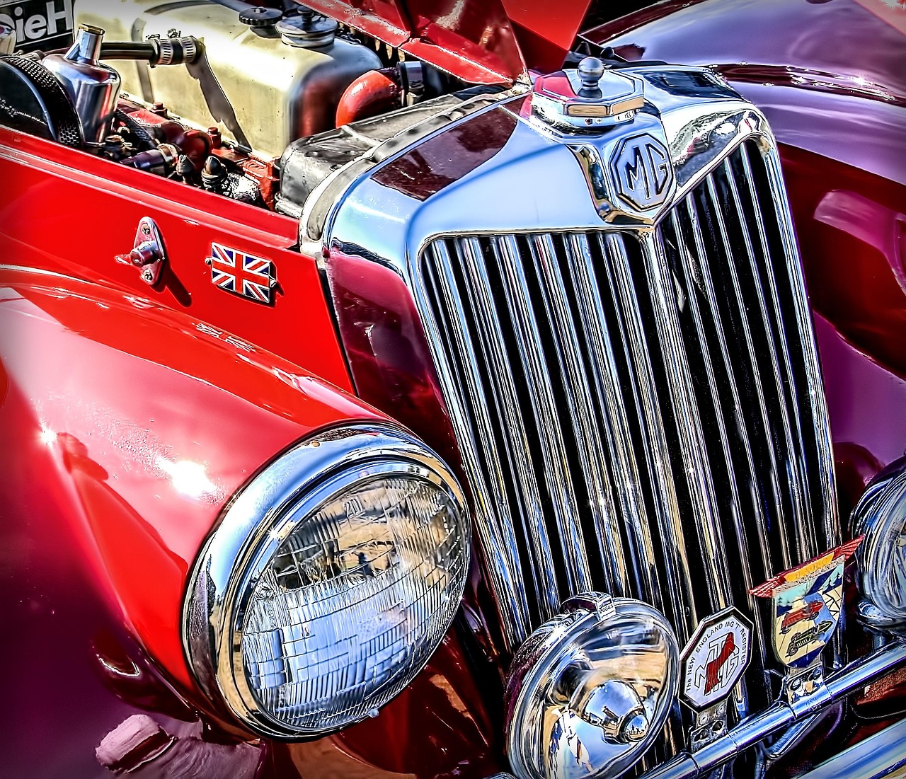 car show, vintage, classic, automobile, retro, car wallpapers, old, nostalgia, car, auto, vehicle, transportation, shiny, chrome, automotive, historic, mg