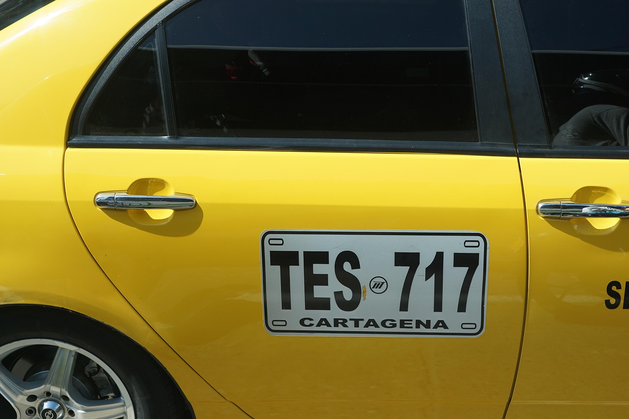 colombia, kartagena, south america, taxi, yellow, colour, automobile, vehicle, ride, number, colombia, colombia, taxi, taxi, taxi, taxi, taxi