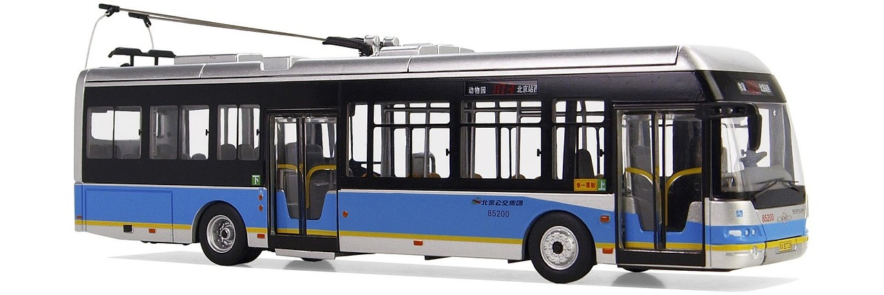 trolley bus, trolley, city bus, neoplan, centroliner, electric motor, transport, trackless trolley, oberleitungsomnibus, modelling, hobby, leisure time, collect, beijing, china