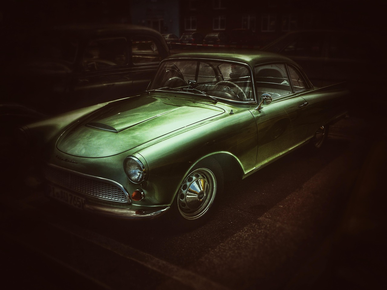 car, green, oldtimer, auto, automobile, automotive, car wallpapers, vintage, classic, retro, old, old car, nostalgia, nostalgic, green car, parked car