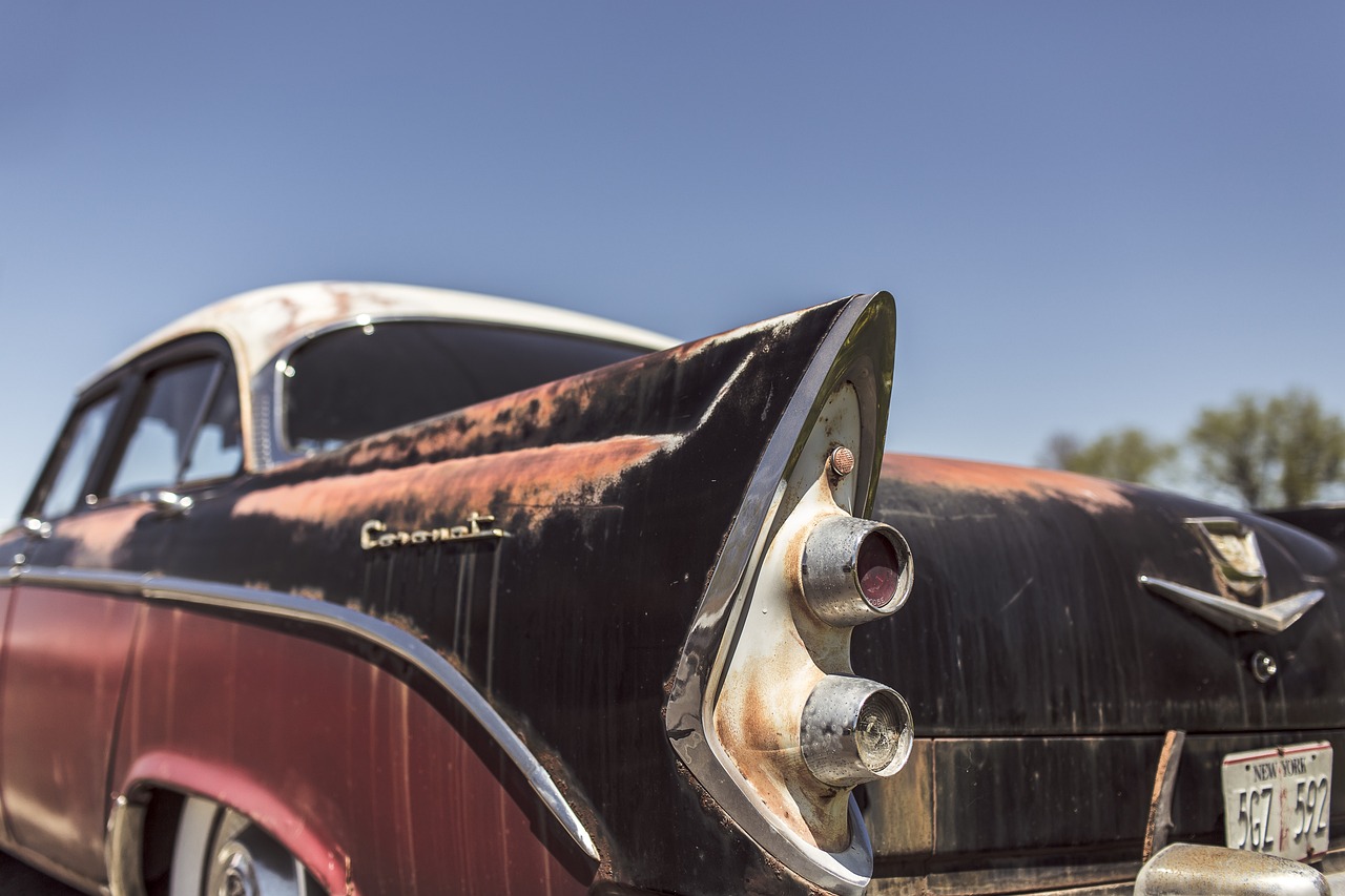 classic car, vintage car, oldtimer, retro, car, automobile, rear, rear lights, car wallpapers, vintage, oldschool, rust, tail lights, automotive
