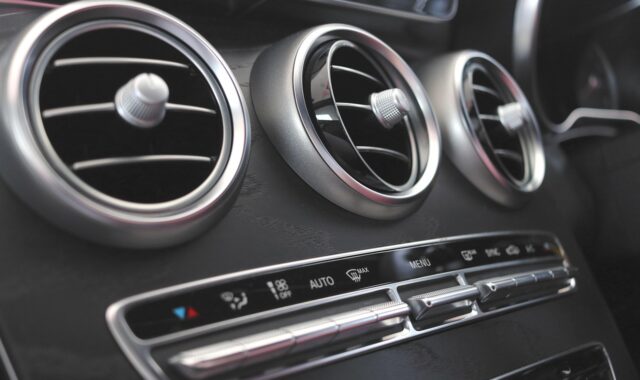 vehicle, automotive, air conditioner, air-cond, climate control, ac, cc, mercedes, autobahn, luxury, classy, dashboard, radio, fins, silver, chrome, brush steel, brush metal, brushed aluminum, dials, gauges, button, knob, wood, panel, gray radio, air conditioner, air conditioner, air conditioner, air conditioner, air conditioner