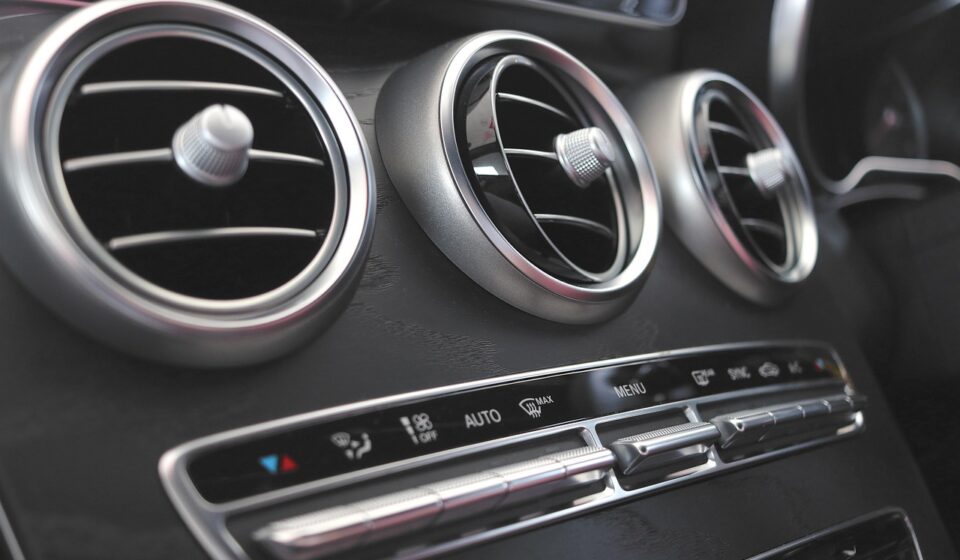 vehicle, automotive, air conditioner, air-cond, climate control, ac, cc, mercedes, autobahn, luxury, classy, dashboard, radio, fins, silver, chrome, brush steel, brush metal, brushed aluminum, dials, gauges, button, knob, wood, panel, gray radio, air conditioner, air conditioner, air conditioner, air conditioner, air conditioner