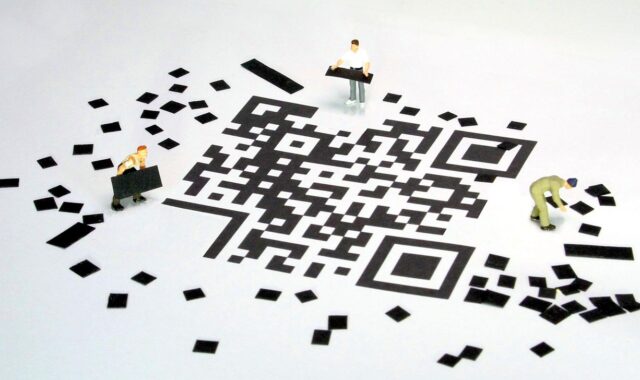 qr code, barcode, miniature figures, tiler, data storage, stone setter, marking, code, automation, industry, security, craft, keycode, computer, mosaic, data protection regulation, data, acquisition, miniature figure, miniature, creative, toy figure, model construction figure, lüttje, qr code, qr code, qr code, qr code, qr code, barcode
