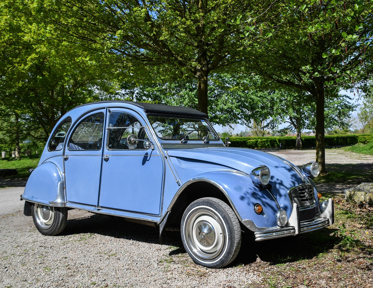 car, two-horses, automobile, former, car wallpapers, blue, vehicle, old, transport, 2cv, green