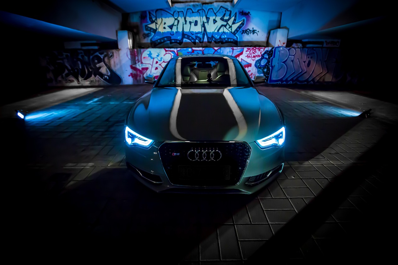 automotive, night view, audi, audi, audi, audi, audi, audi